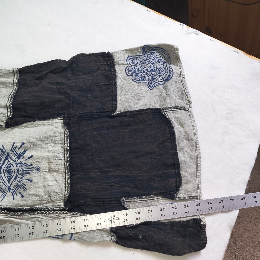 Boho Patchwork Cotton Pants Womens Plus Size Hams… - image 10